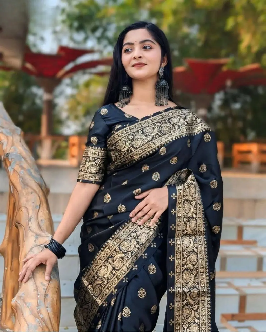 রাজবর্ণ অরিজিনাল বঁধুয়া বেনারসি (3)